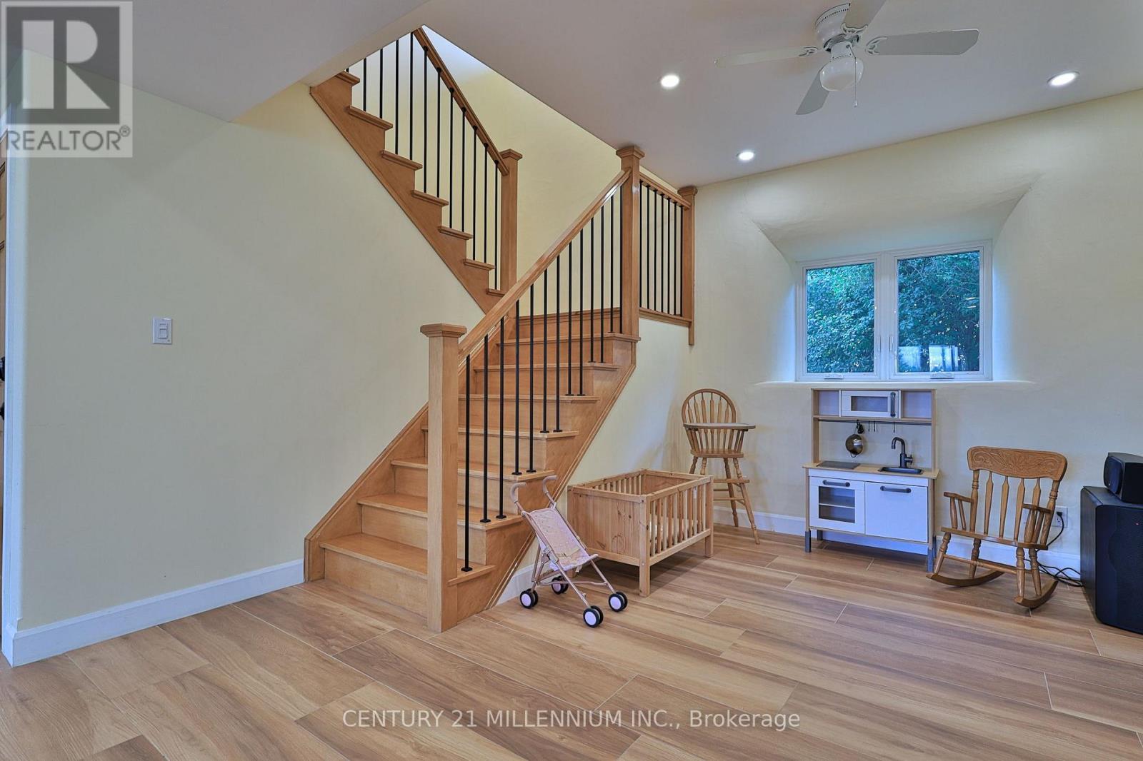 Stairs to addition 2nd floor to 4 bdrms & 2 baths - 322066 Concession Road 6-7, East Luther Grand Valley, ON - Indoor Photo Showing Other Room