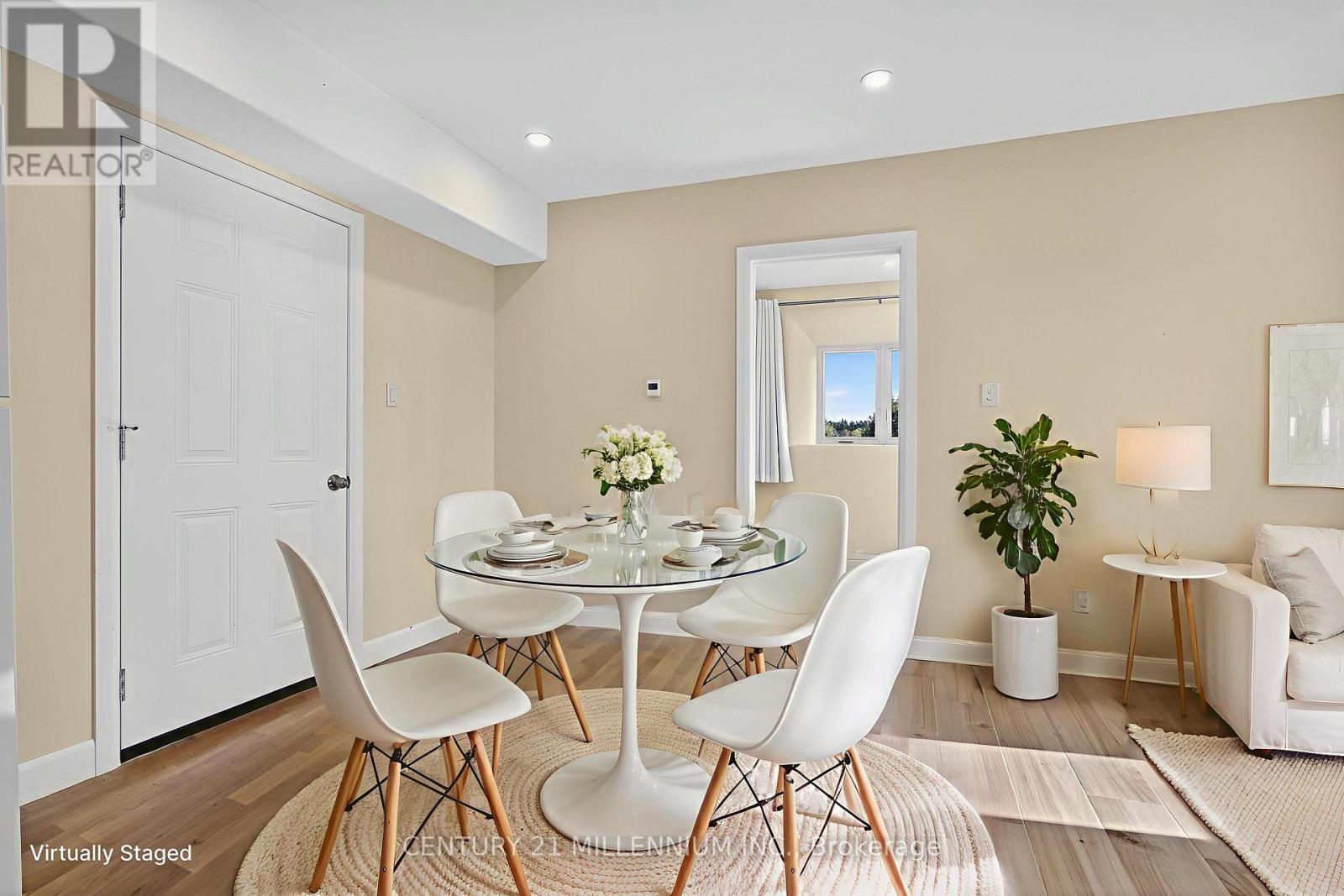 VIRTUALLY STAGED APARTMENT EATING AREA - 322066 Concession Road 6-7, East Luther Grand Valley, ON - Indoor Photo Showing Dining Room