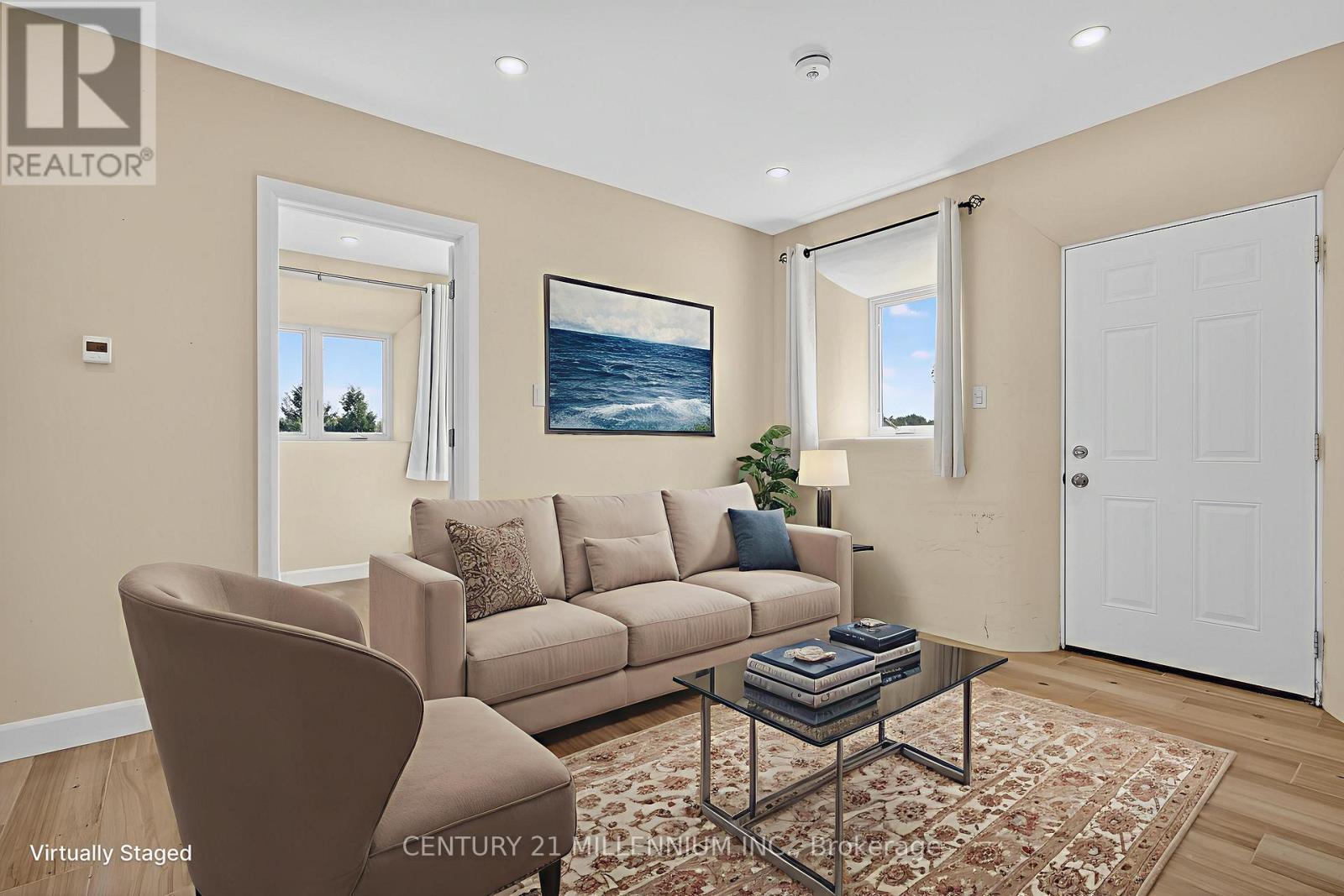 VIRTUALLY STAGED APARTMENT LIVING ROOM - 322066 Concession Road 6-7, East Luther Grand Valley, ON - Indoor Photo Showing Living Room