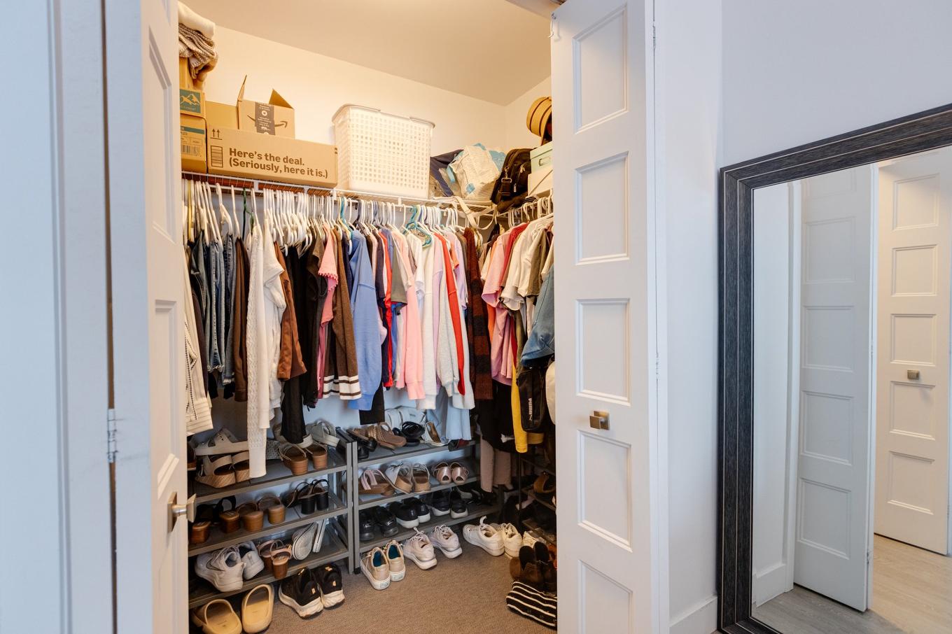 Penderie (Walk-in) - 215-3685 Rue Fleury E., Montréal (Montréal-Nord), QC - Indoor With Storage