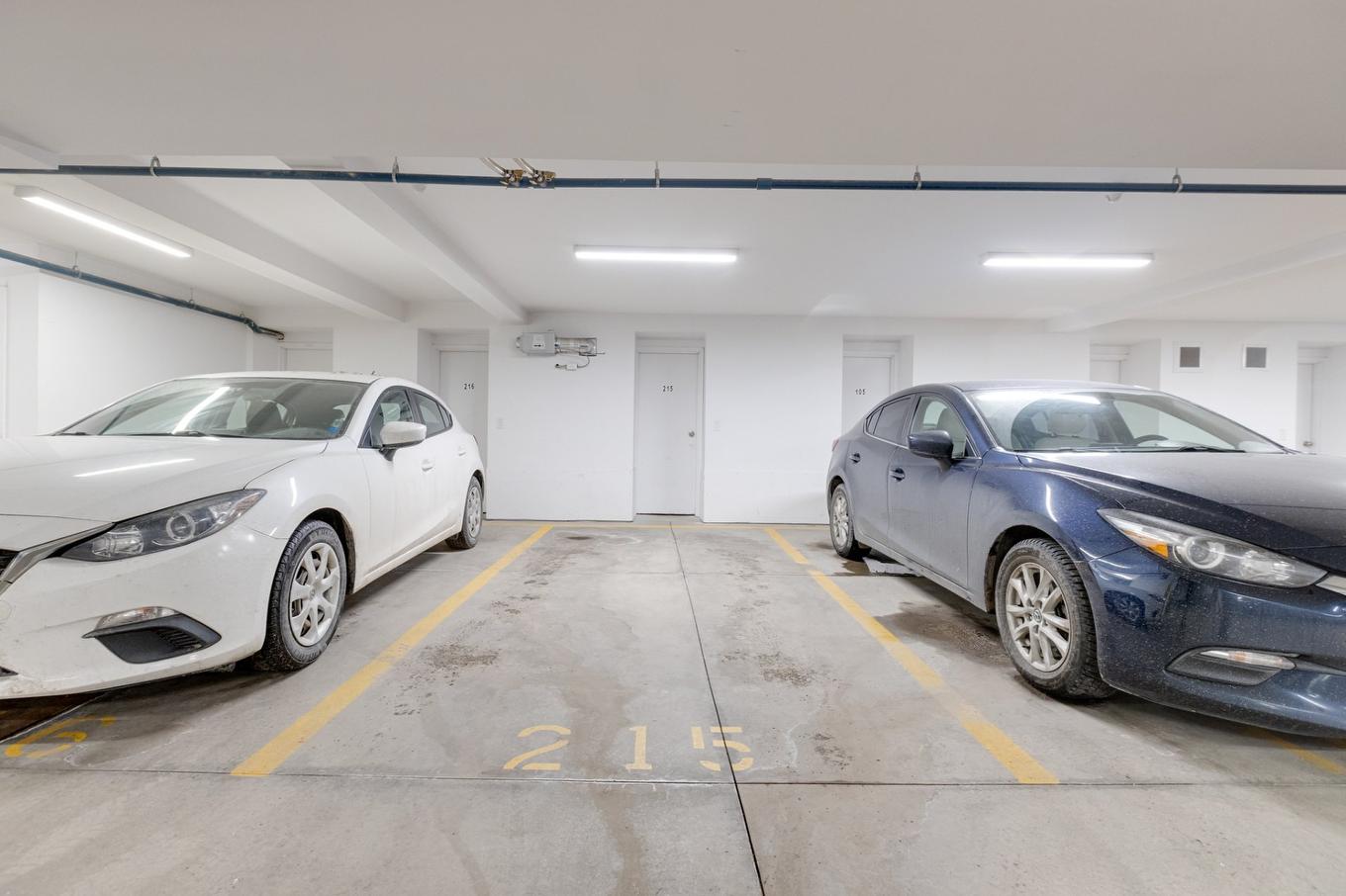 Stationnement - 215-3685 Rue Fleury E., Montréal (Montréal-Nord), QC - Indoor Photo Showing Garage