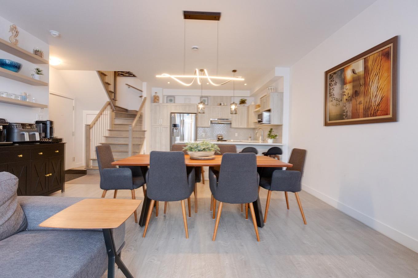 Salle à manger - 215-3685 Rue Fleury E., Montréal (Montréal-Nord), QC - Indoor Photo Showing Dining Room