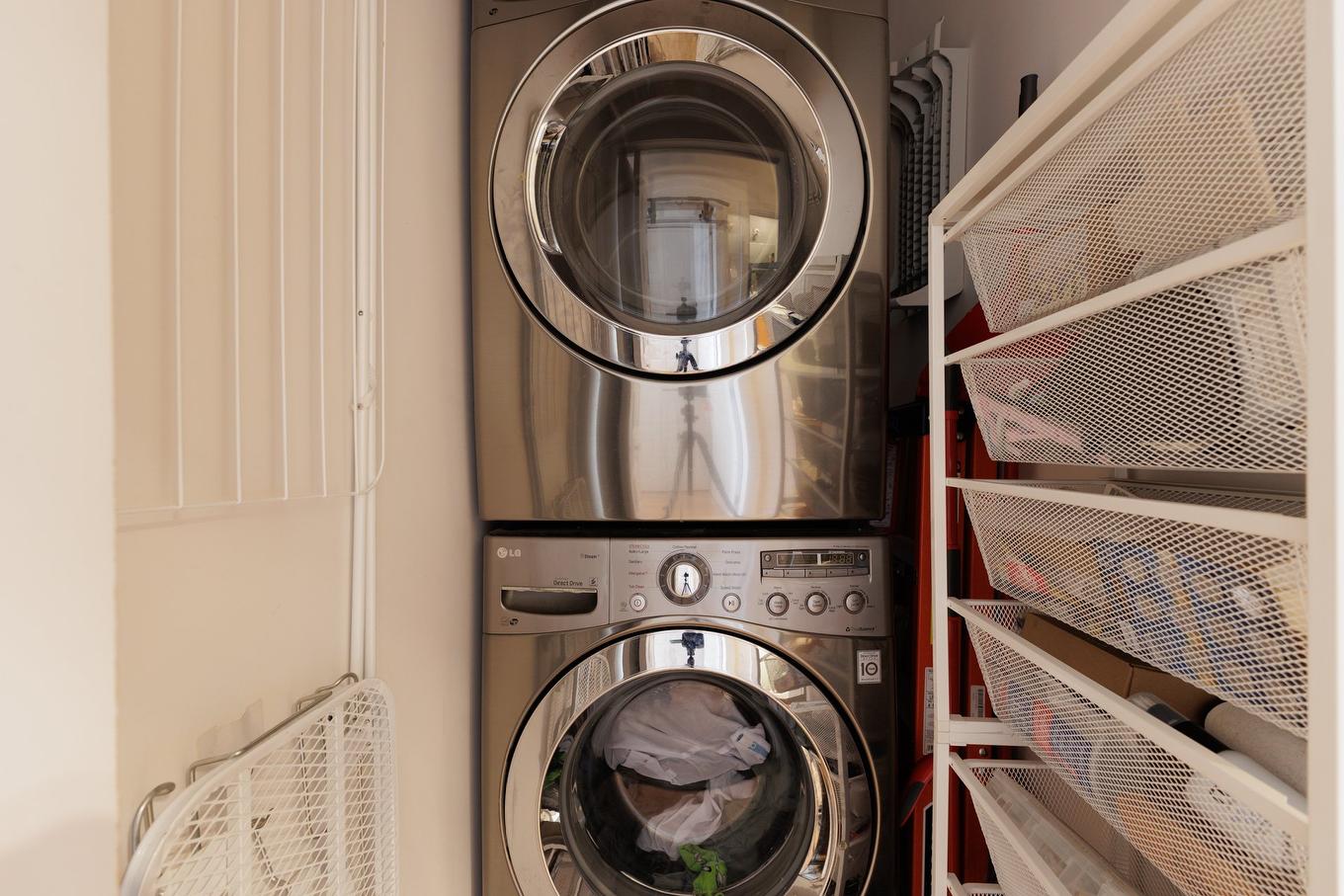 Laundry room - 202-202 - 470 Rue Garneau, Montréal (Le Plateau-Mont-Royal), QC - Indoor Photo Showing Laundry Room