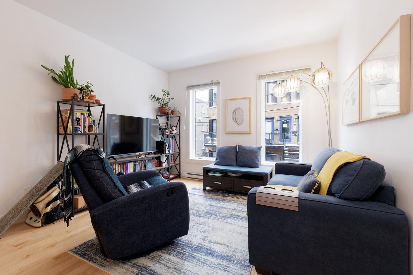 Living room - 202-202 - 470 Rue Garneau, Montréal (Le Plateau-Mont-Royal), QC - Indoor Photo Showing Living Room