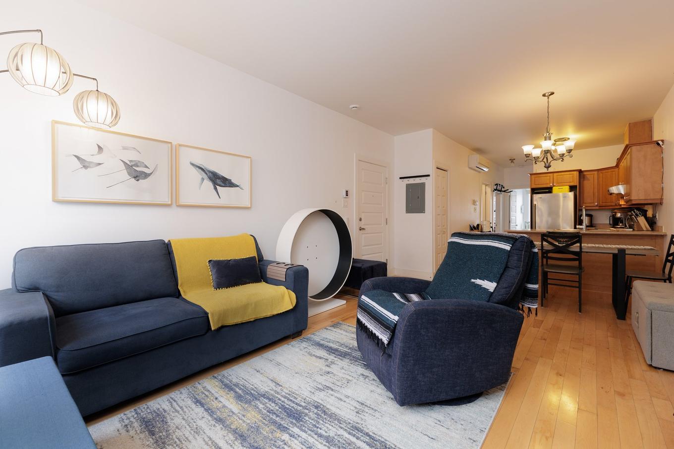 Living room - 202-202 - 470 Rue Garneau, Montréal (Le Plateau-Mont-Royal), QC - Indoor Photo Showing Living Room