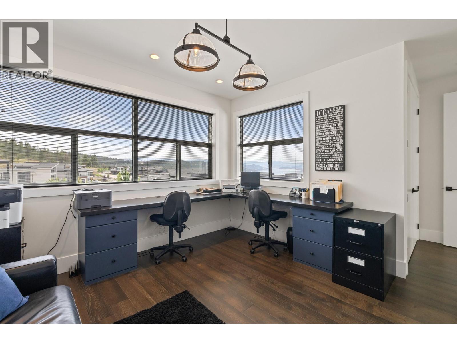 9532 Benchland Drive, Lake Country, BC - Indoor Photo Showing Office