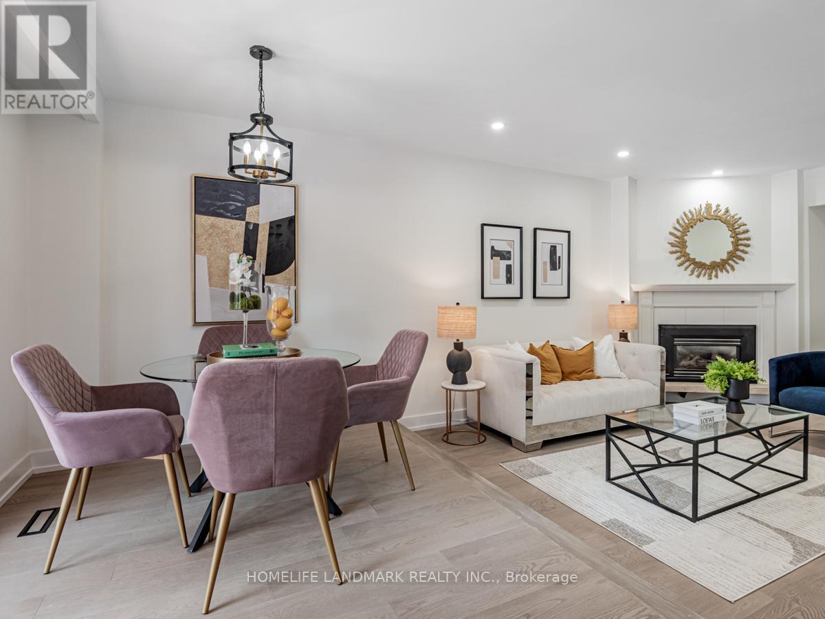 9 Eastman Crescent, Newmarket, ON - Indoor Photo Showing Living Room With Fireplace