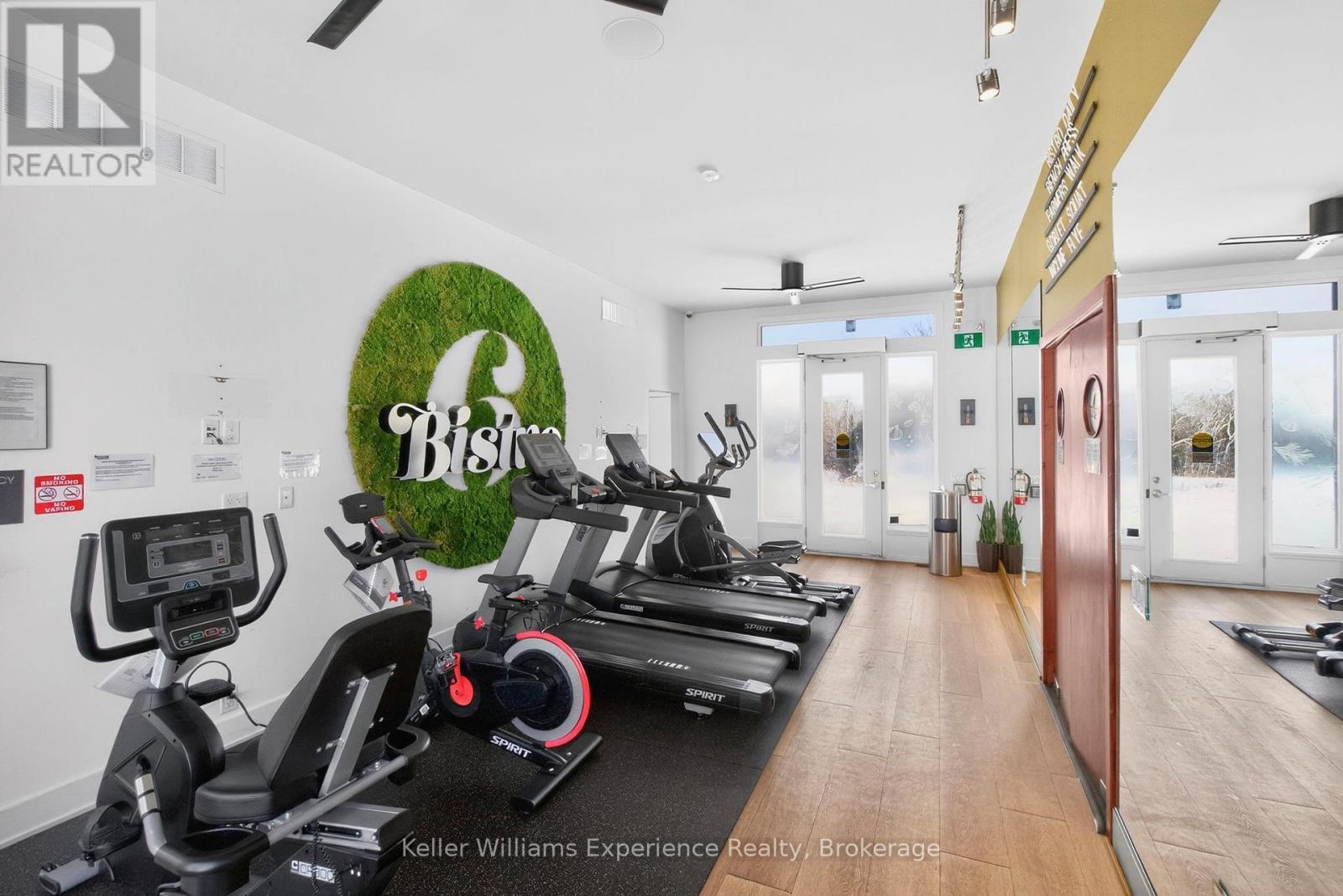 216 - 4 Spice Way, Barrie, ON - Indoor Photo Showing Gym Room