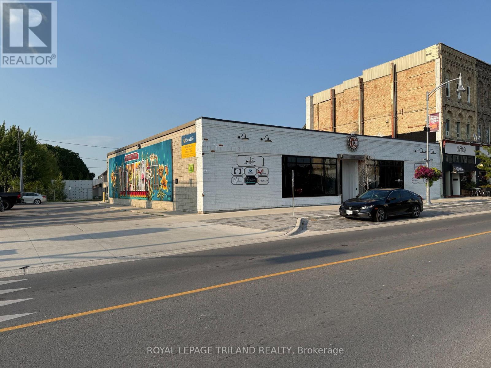 Gorgeous Mural On Side of Building - 103 - 613 Talbot Street, St. Thomas, ON
