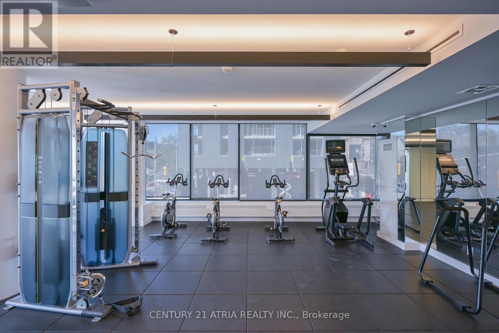 303 - 185 Alberta Avenue, Toronto, ON - Indoor Photo Showing Gym Room