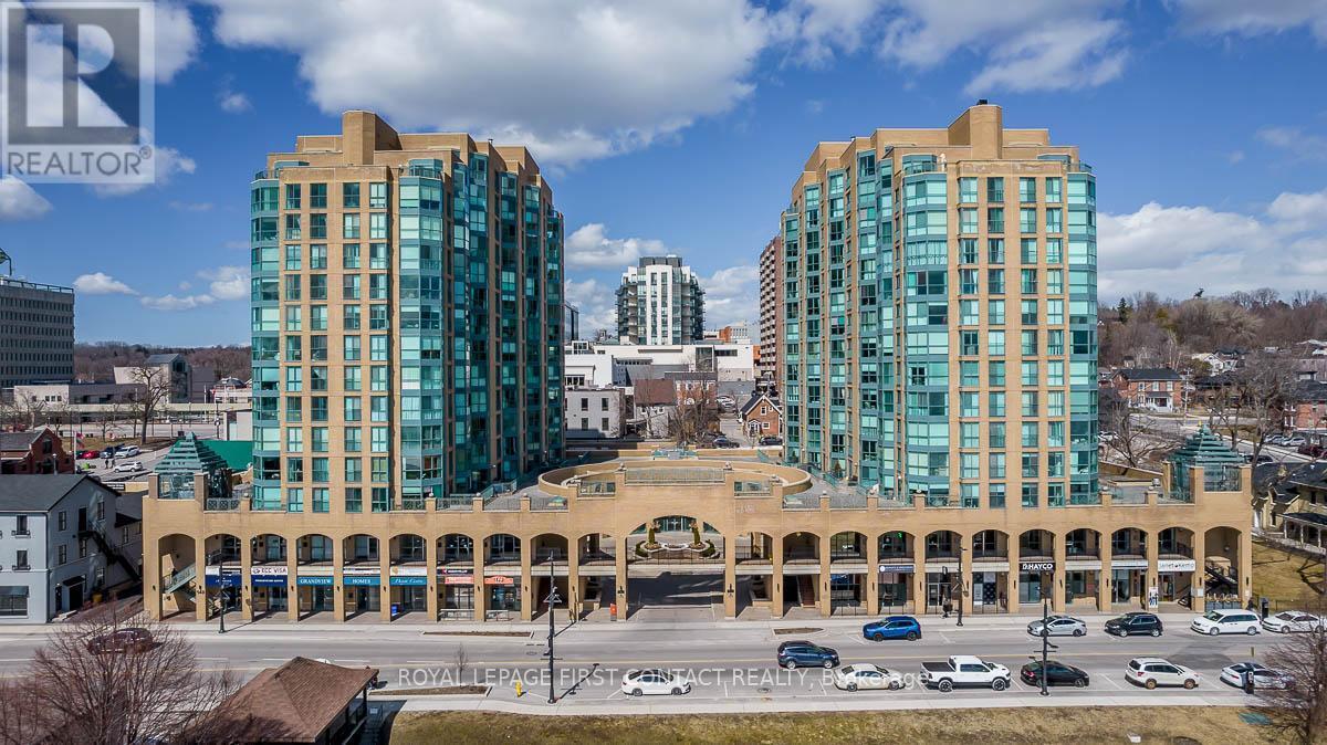 1405 - 150 Dunlop Street E, Barrie, ON - Outdoor With Facade