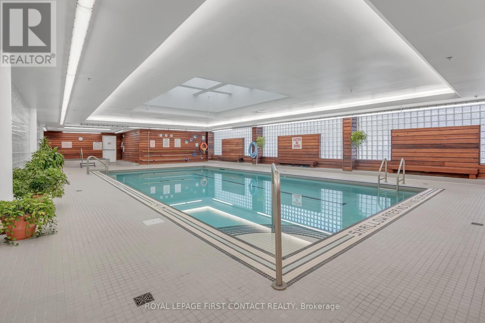 1405 - 150 Dunlop Street E, Barrie, ON - Indoor Photo Showing Other Room With In Ground Pool