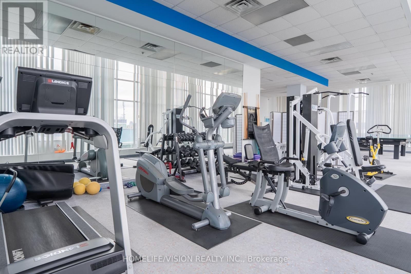 306 - 1901 Yonge Street, Toronto, ON - Indoor Photo Showing Gym Room