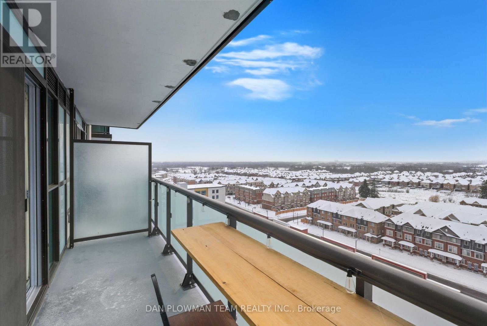 1121 - 2550 Simcoe Street N, Oshawa, ON - Outdoor With Balcony With View With Exterior