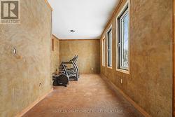 Large foyer/exercise room off the front door -