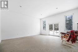 A wonderful view of the back woods in the master -