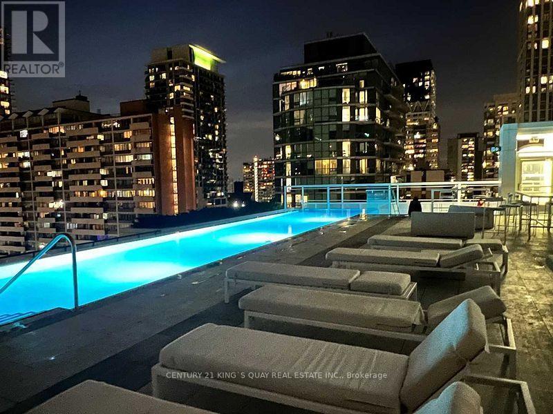 3201 - 161 Roehampton Avenue, Toronto, ON - Outdoor With In Ground Pool