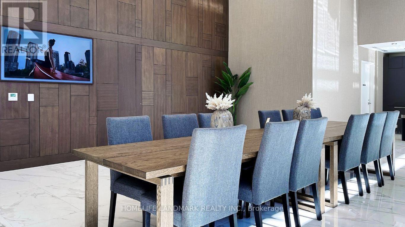 2303 - 85 Mcmahon Drive, Toronto, ON - Indoor Photo Showing Dining Room