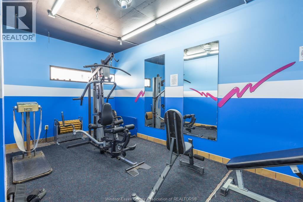 150 Park Unit# 613, Windsor, ON - Indoor Photo Showing Gym Room