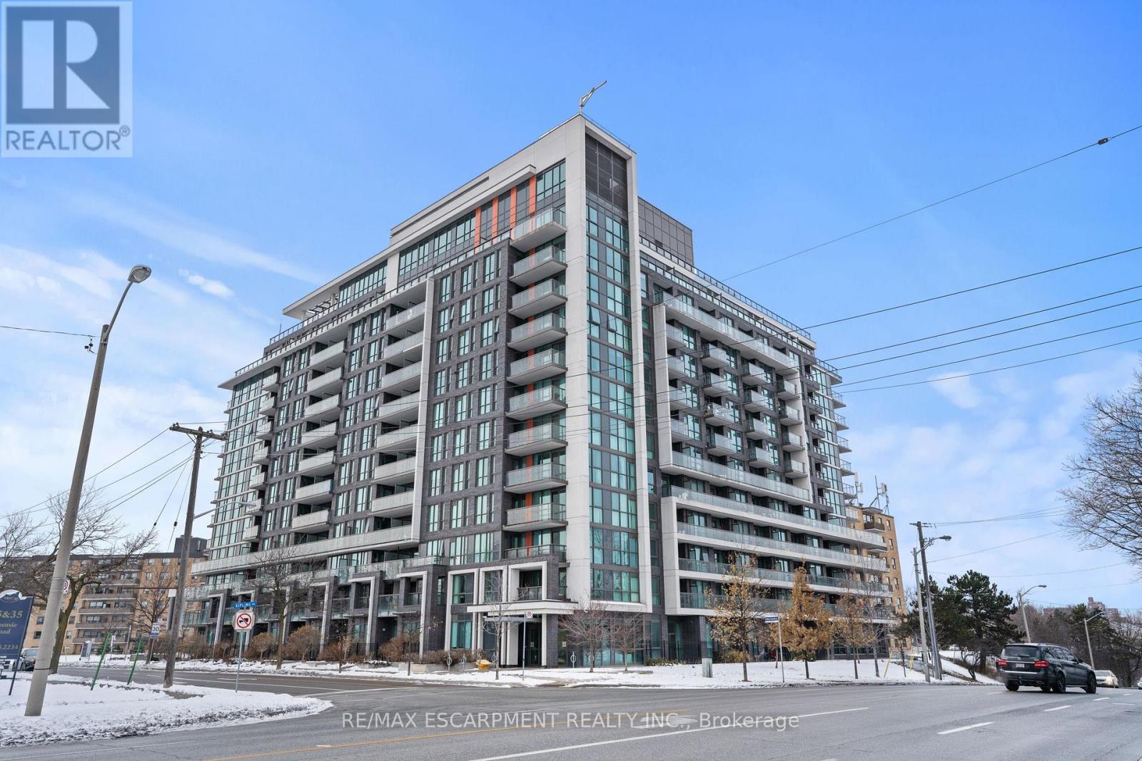 104 - 80 Esther Lorrie Drive, Toronto, ON - Outdoor With Balcony With Facade