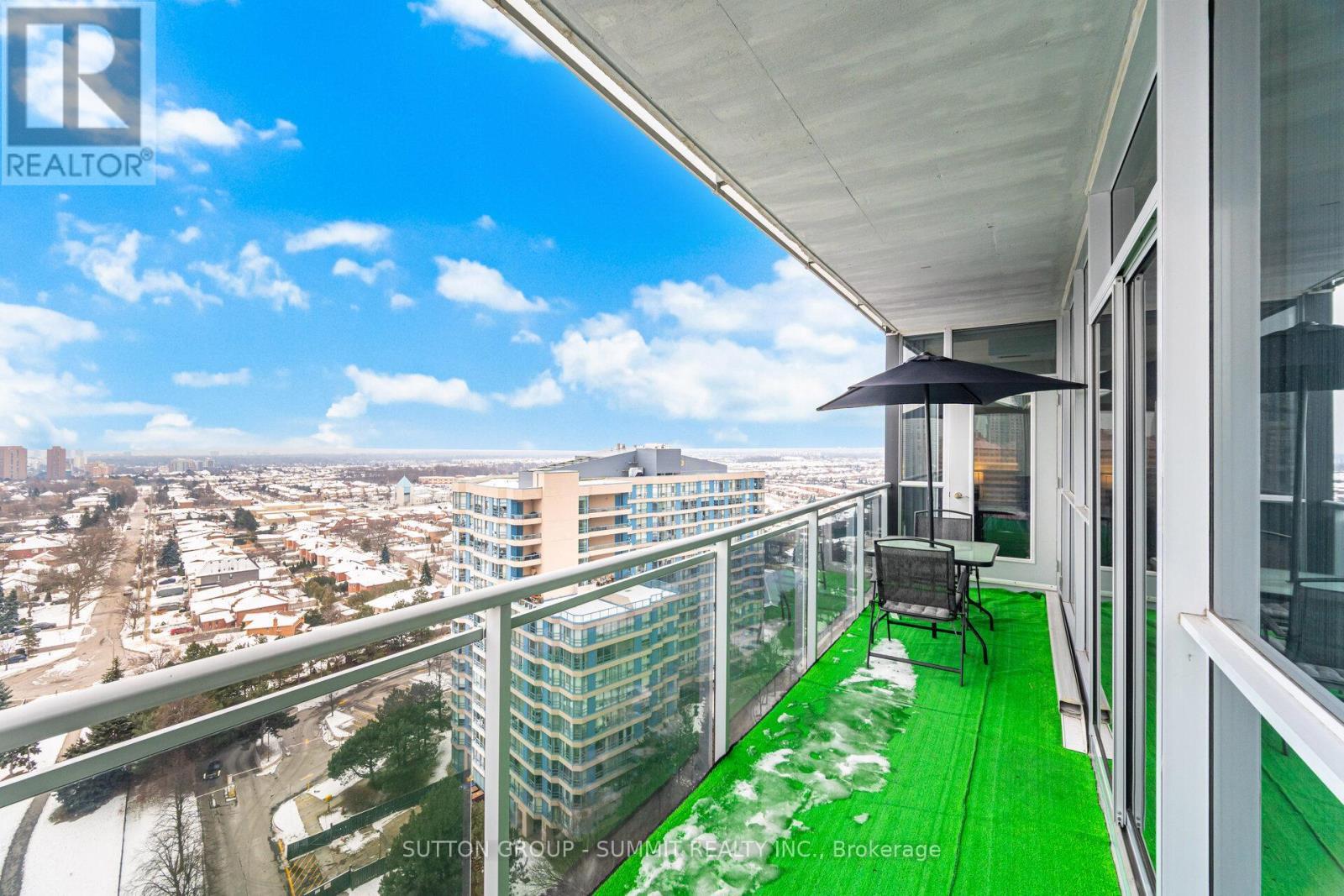 1705 - 223 Webb Drive, Mississauga, ON - Outdoor With Balcony With View With Exterior