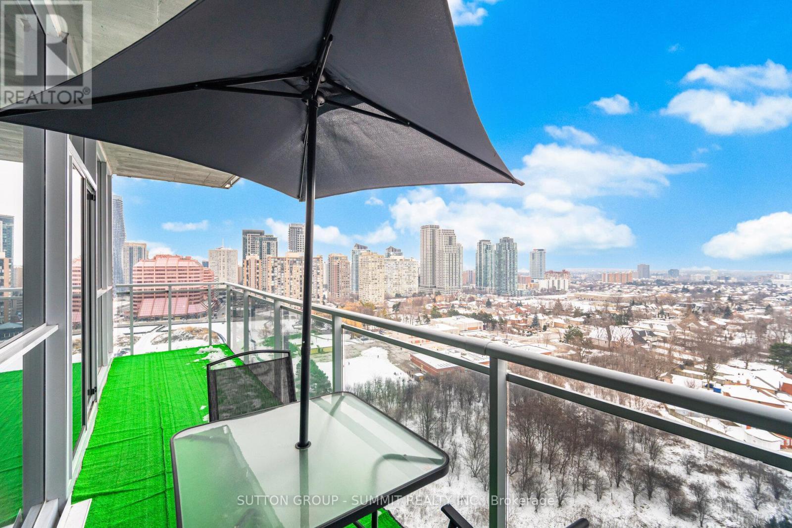 1705 - 223 Webb Drive, Mississauga, ON - Outdoor With Balcony With View With Exterior