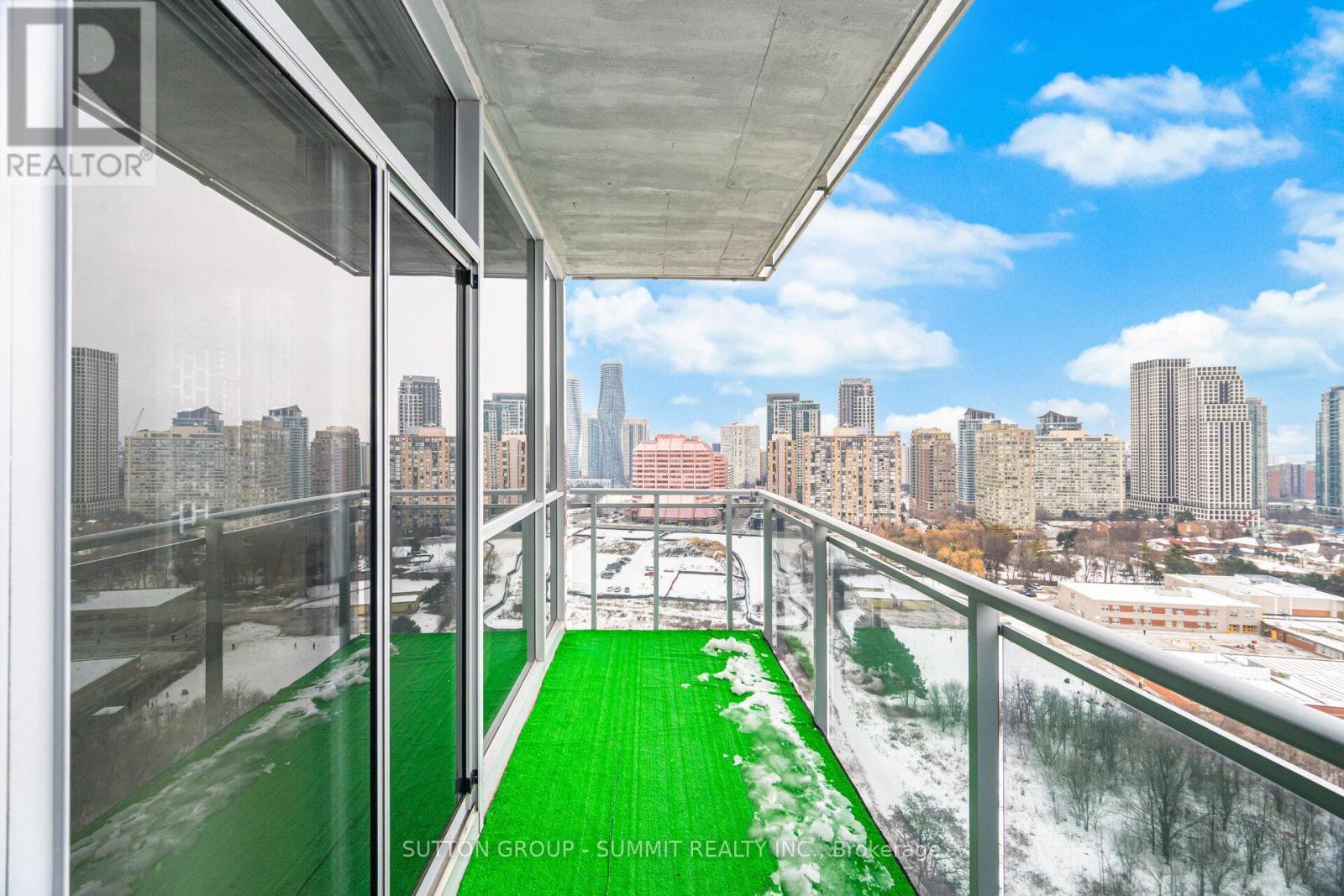 1705 - 223 Webb Drive, Mississauga, ON - Outdoor With Balcony With View