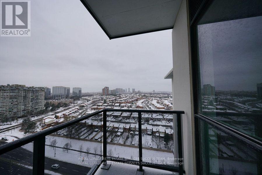 1603 - 204 Burnhamthorpe Road E, Mississauga, ON - Outdoor With Balcony With View