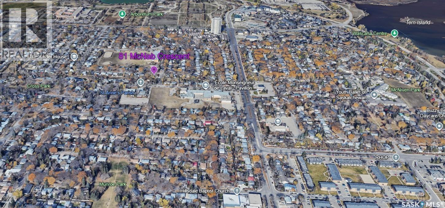 81 Mcnab Crescent, Regina, SK - Outdoor With View