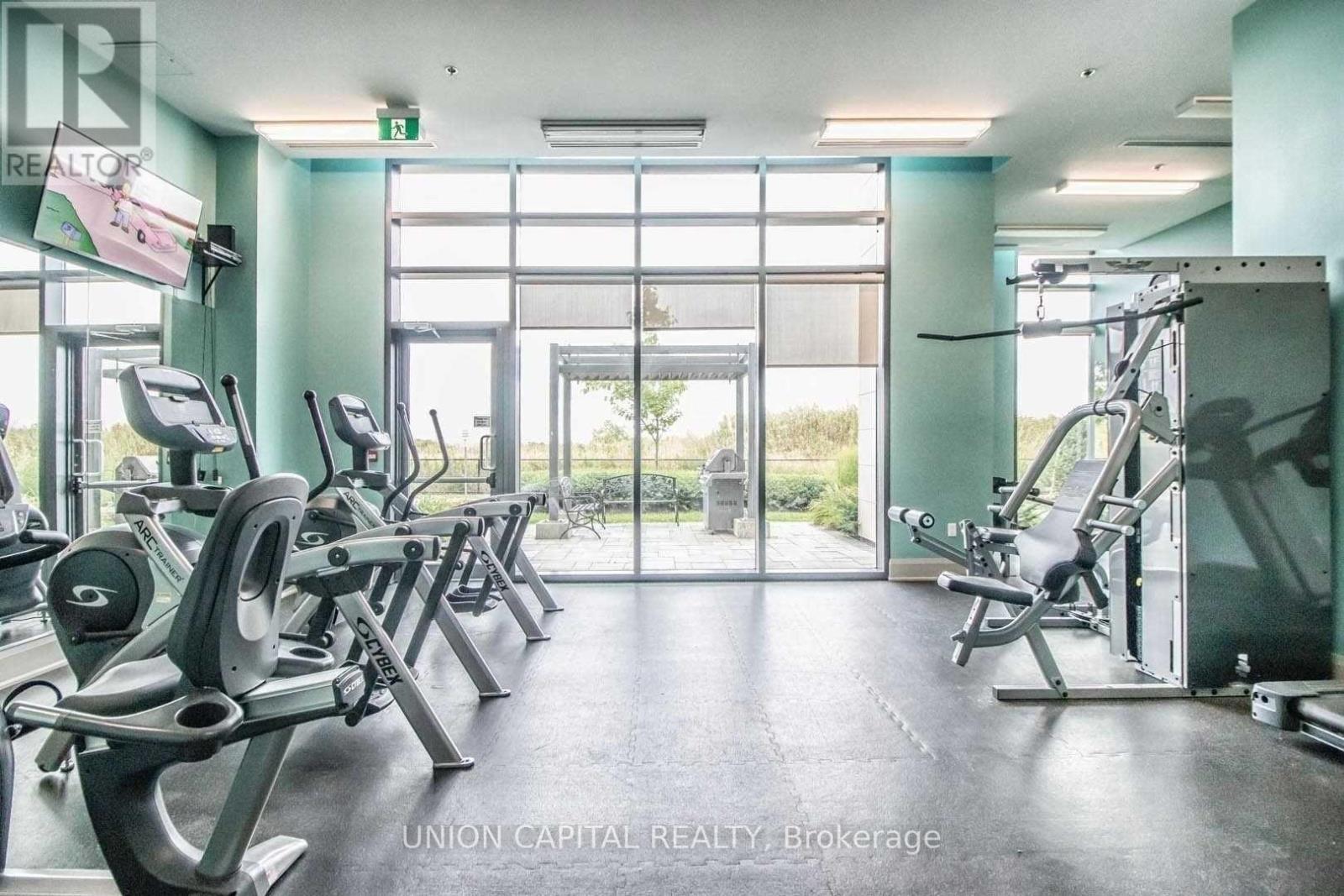 306 - 55 Yorkland Boulevard, Brampton, ON - Indoor Photo Showing Gym Room