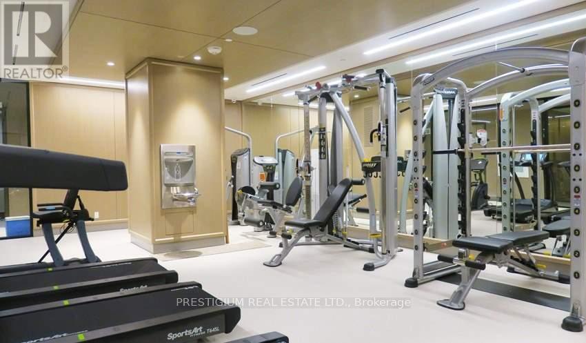 219 - 1 Edgewater Drive, Toronto, ON - Indoor Photo Showing Gym Room
