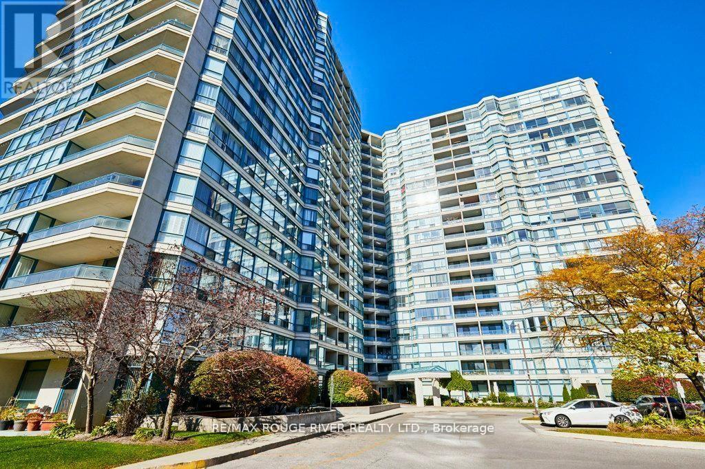 1103 - 4725 Sheppard Avenue E, Toronto, ON - Outdoor With Balcony With Facade