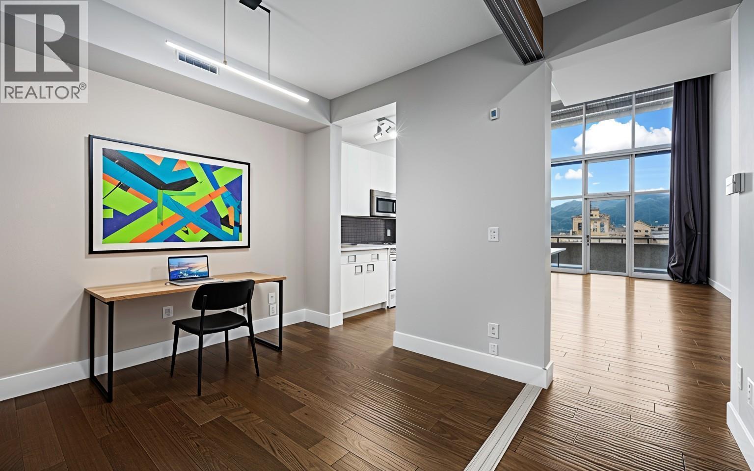 main floor den, virtually staged - 1289 Ellis Street Unit# 411, Kelowna, BC - Indoor