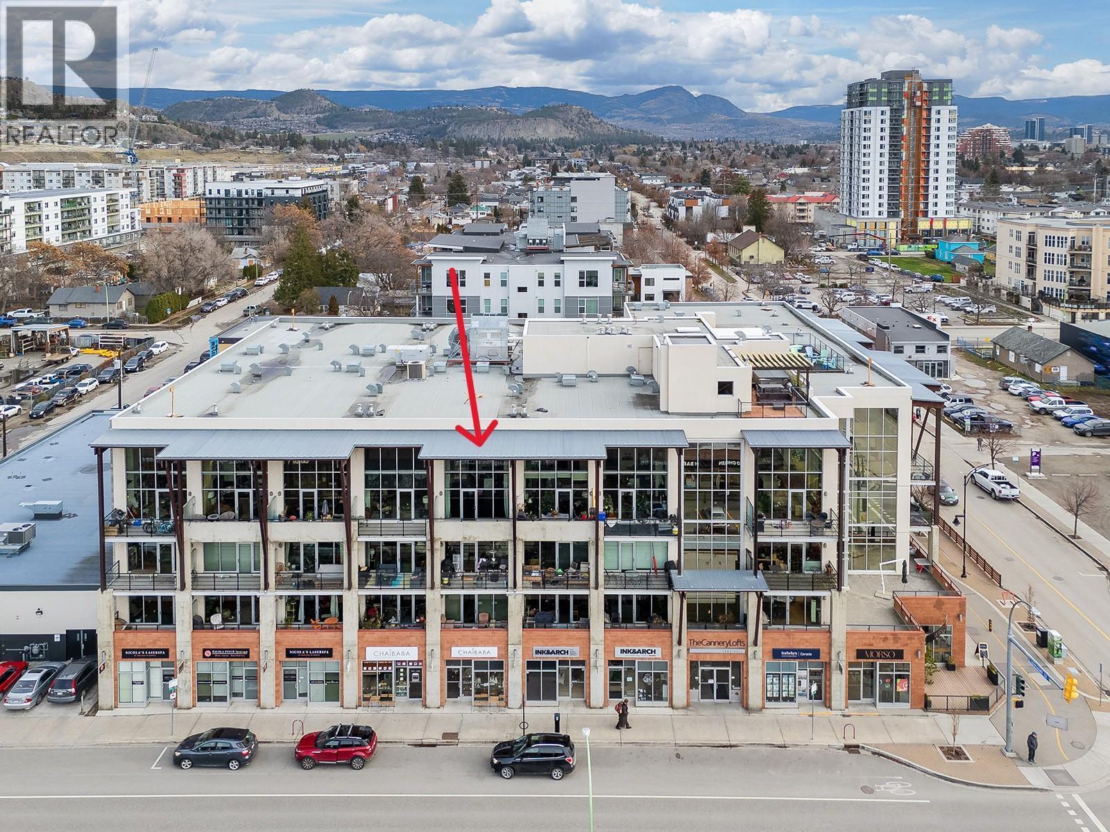 1289 Ellis Street Unit# 411, Kelowna, BC - Outdoor With View