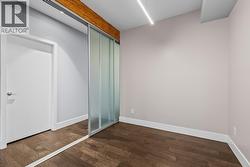 den with sliding doors for privacy -