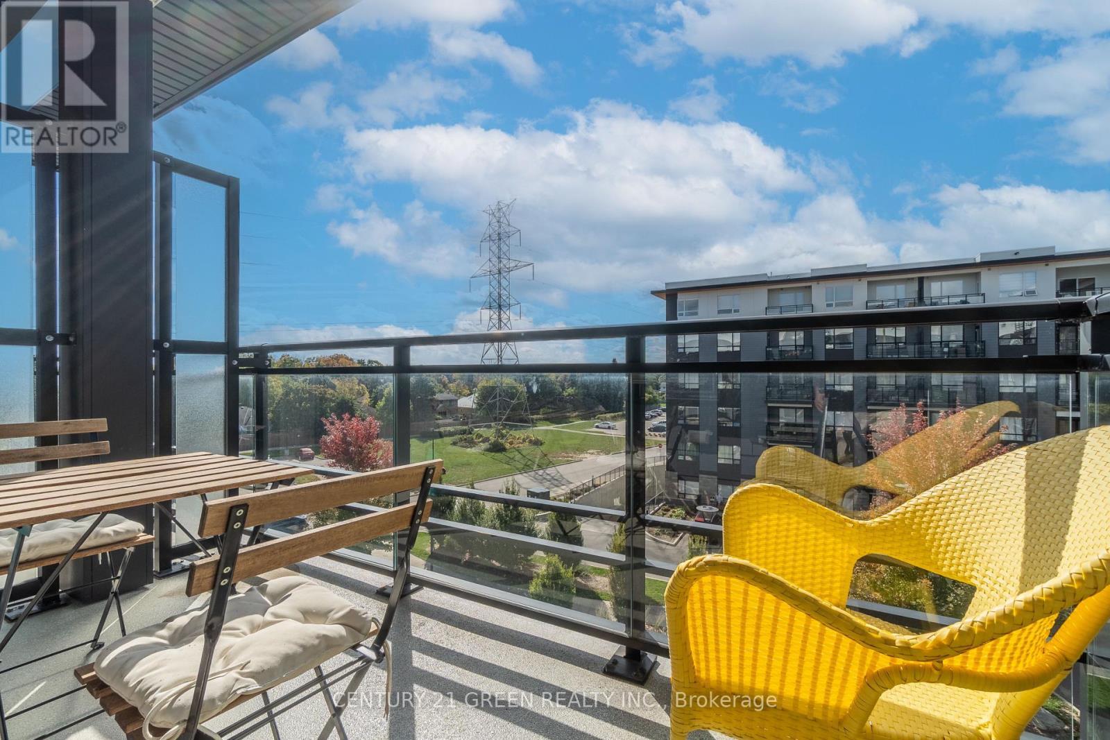 407 - 255 Northfield Drive E, Waterloo, ON - Outdoor With Balcony With View