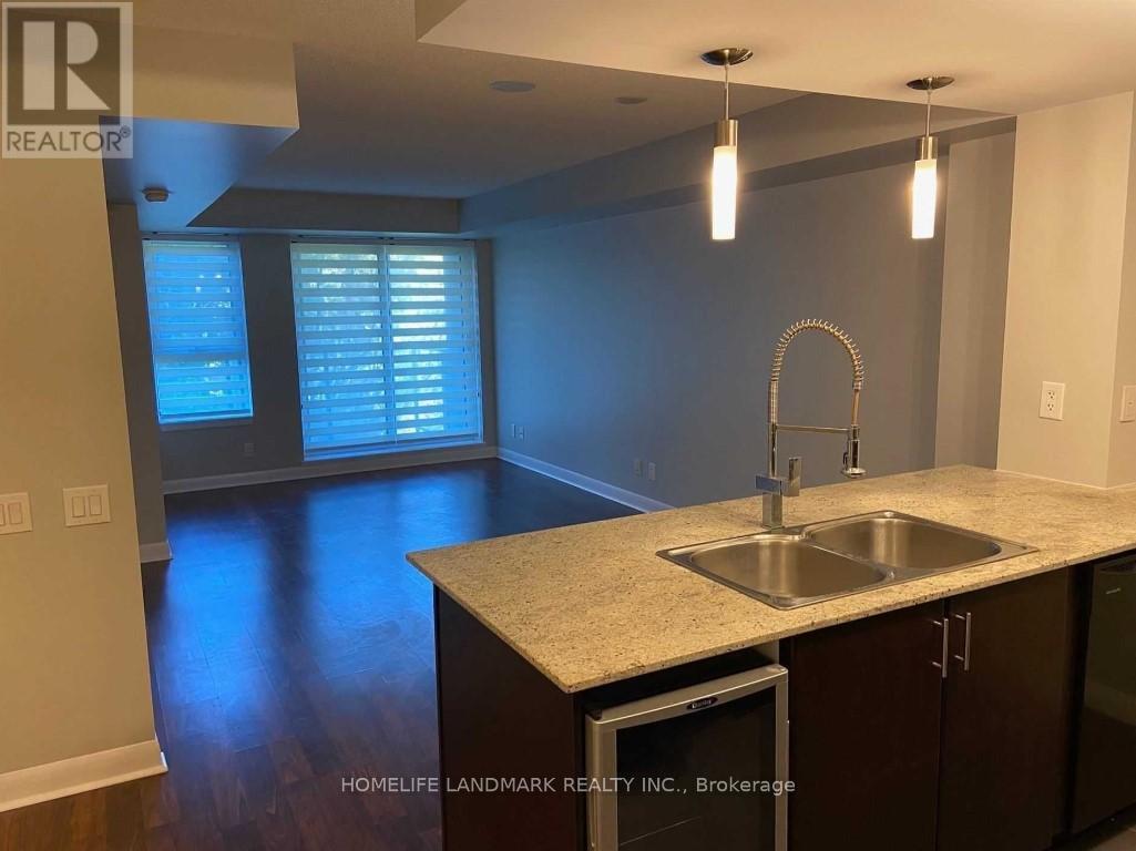 903 - 190 Borough Drive, Toronto, ON - Indoor Photo Showing Kitchen With Double Sink