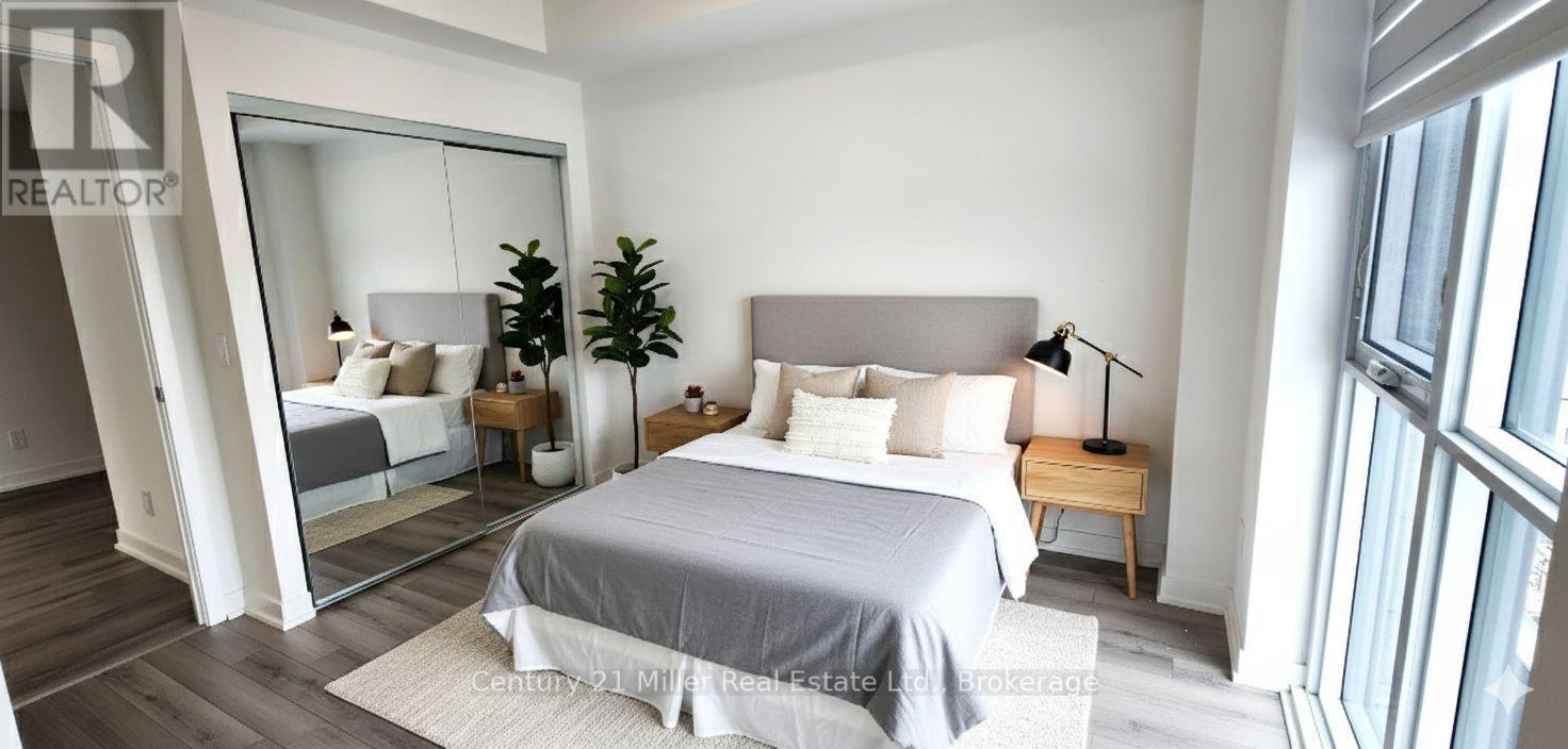 Bedroom Virtually Staged - 909 - 3079 Trafalgar Road, Oakville (Jm Joshua Meadows), ON - Indoor Photo Showing Bedroom