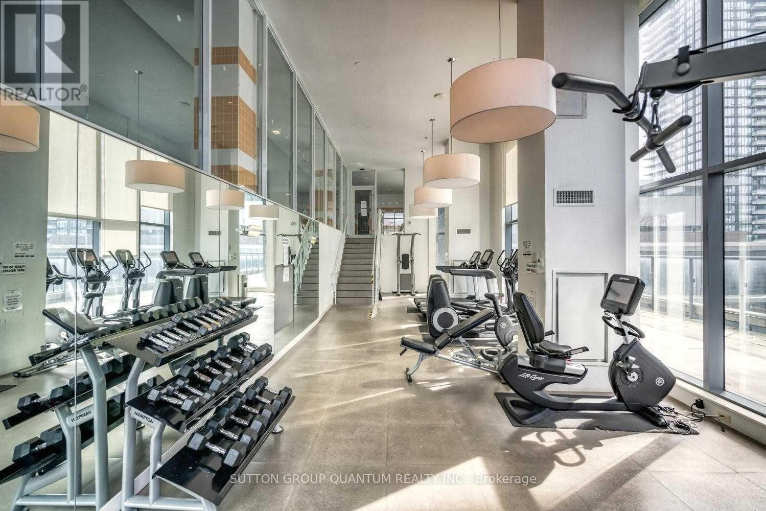 308 - 295 Adelaide Street W, Toronto, ON - Indoor Photo Showing Gym Room
