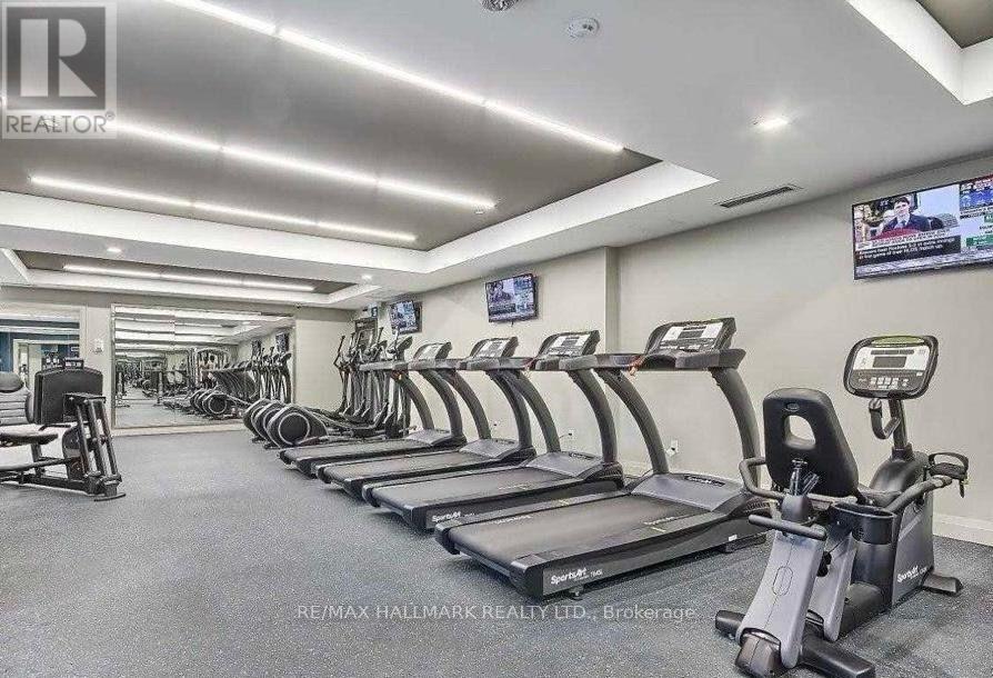 1509 - 3600 Highway 7, Vaughan, ON - Indoor Photo Showing Gym Room