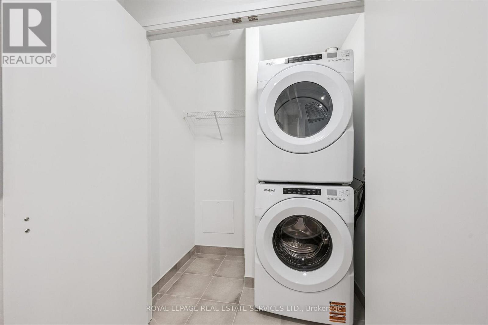 Convenient In-Suite Laundry - 223 - 3250 Carding Mill Trail, Oakville, ON - Indoor Photo Showing Laundry Room