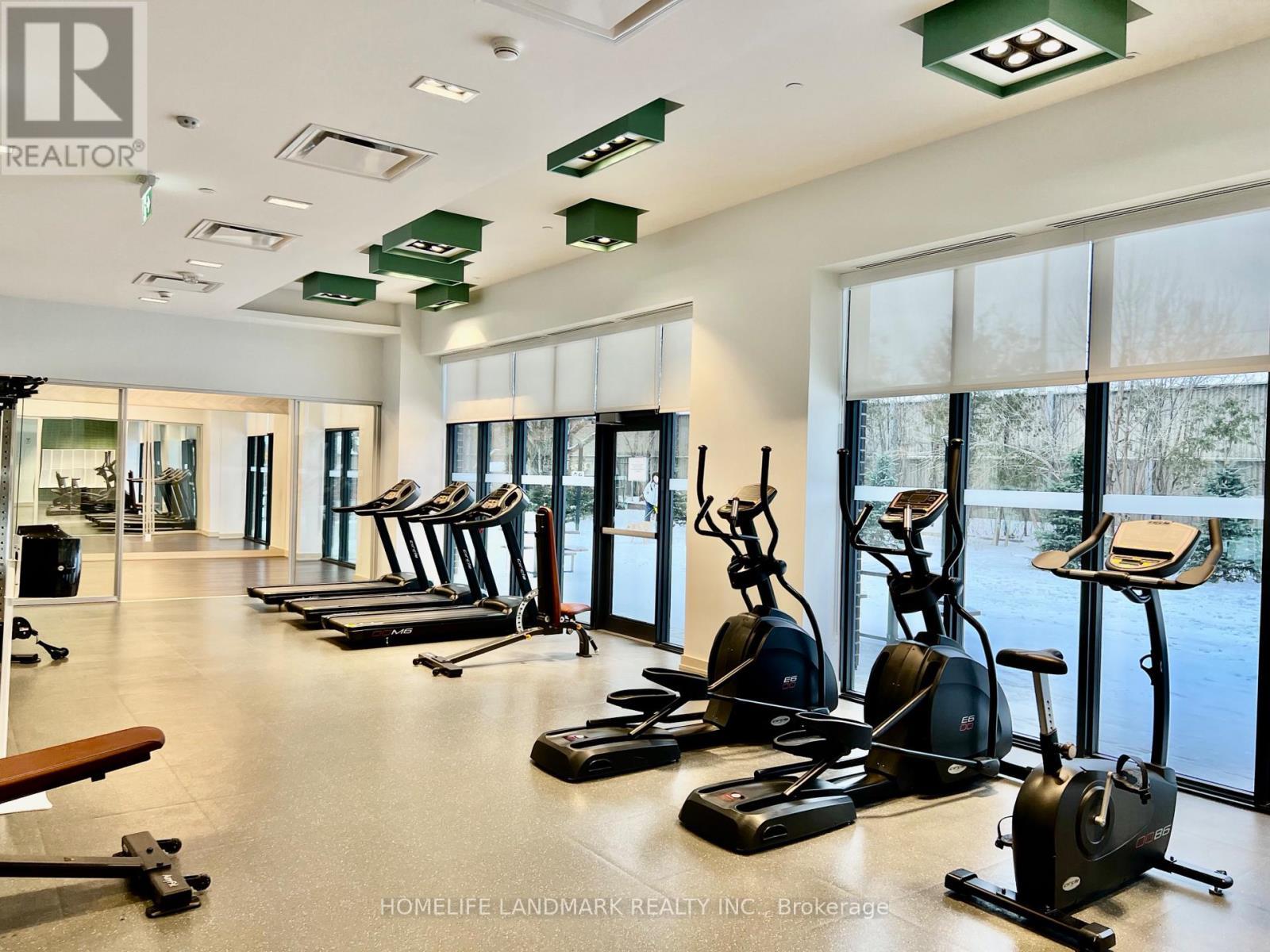 1116 - 188 Fairview Mall Drive, Toronto, ON - Indoor Photo Showing Gym Room
