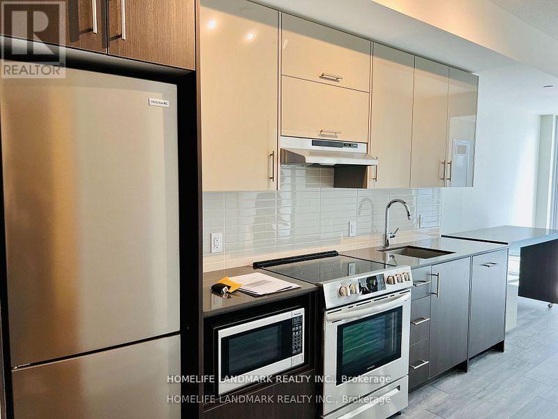 1116 - 188 Fairview Mall Drive, Toronto, ON - Indoor Photo Showing Kitchen With Upgraded Kitchen