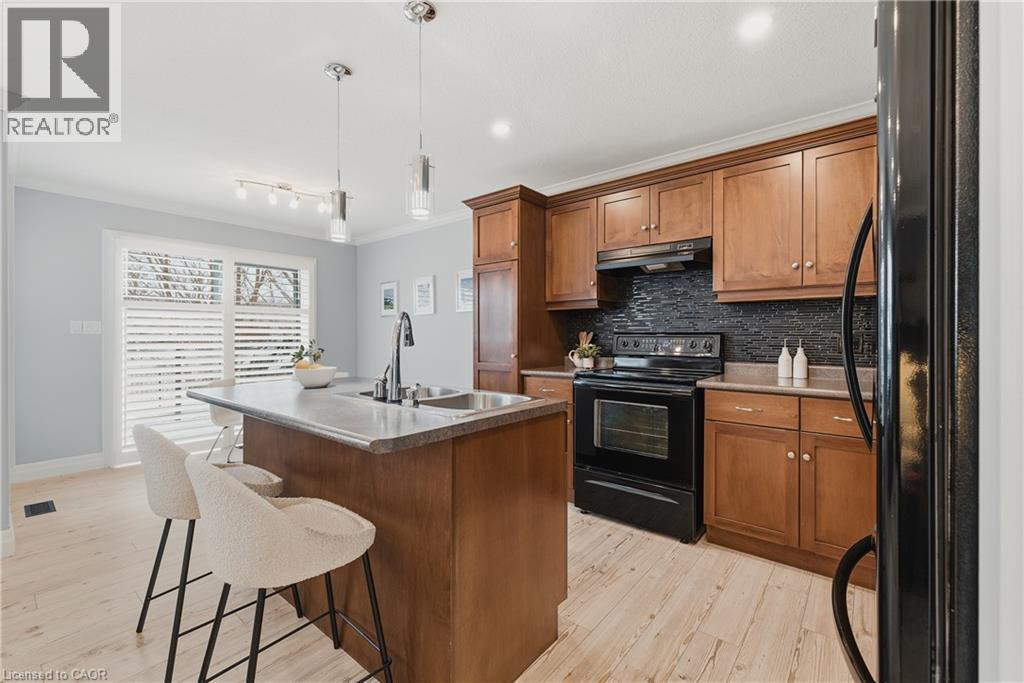 172 Porchlight Drive, Elmira, ON - Indoor Photo Showing Kitchen With Double Sink