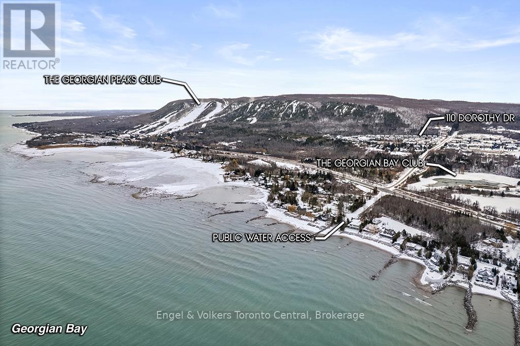 110 Dorothy Drive, Blue Mountains, ON - Outdoor With Body Of Water With View