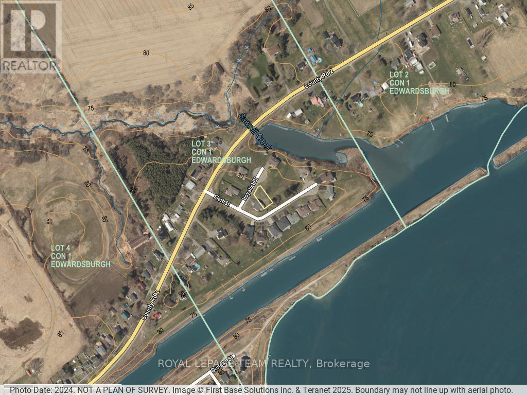 Image source:GeoWarehouse. Boundaries approximate - Lot 9 Flett Street, Edwardsburgh/Cardinal, ON