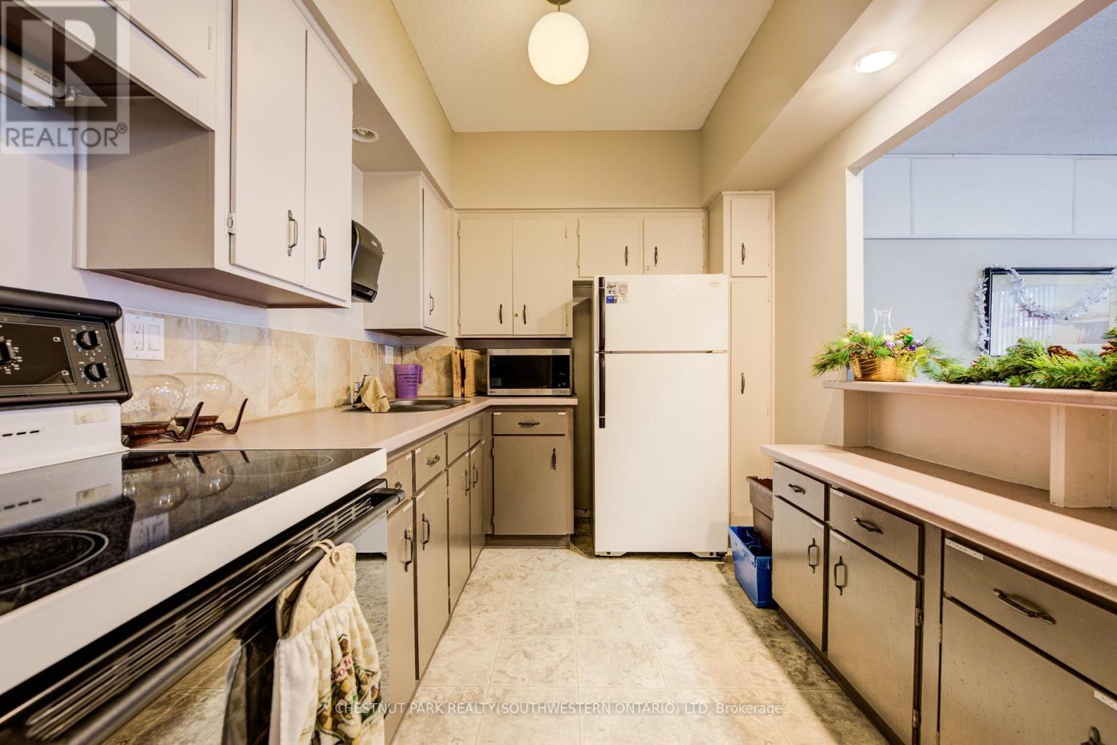 507 - 260 Sheldon Avenue N, Kitchener, ON - Indoor Photo Showing Kitchen