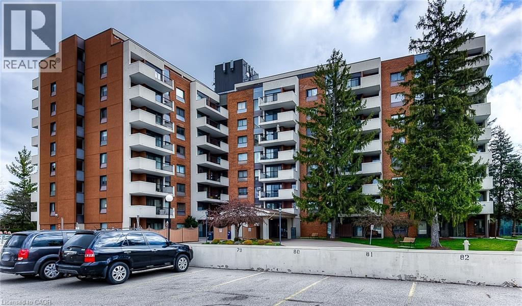260 Sheldon Avenue N Unit# 507, Kitchener, ON - Outdoor With Balcony With Facade