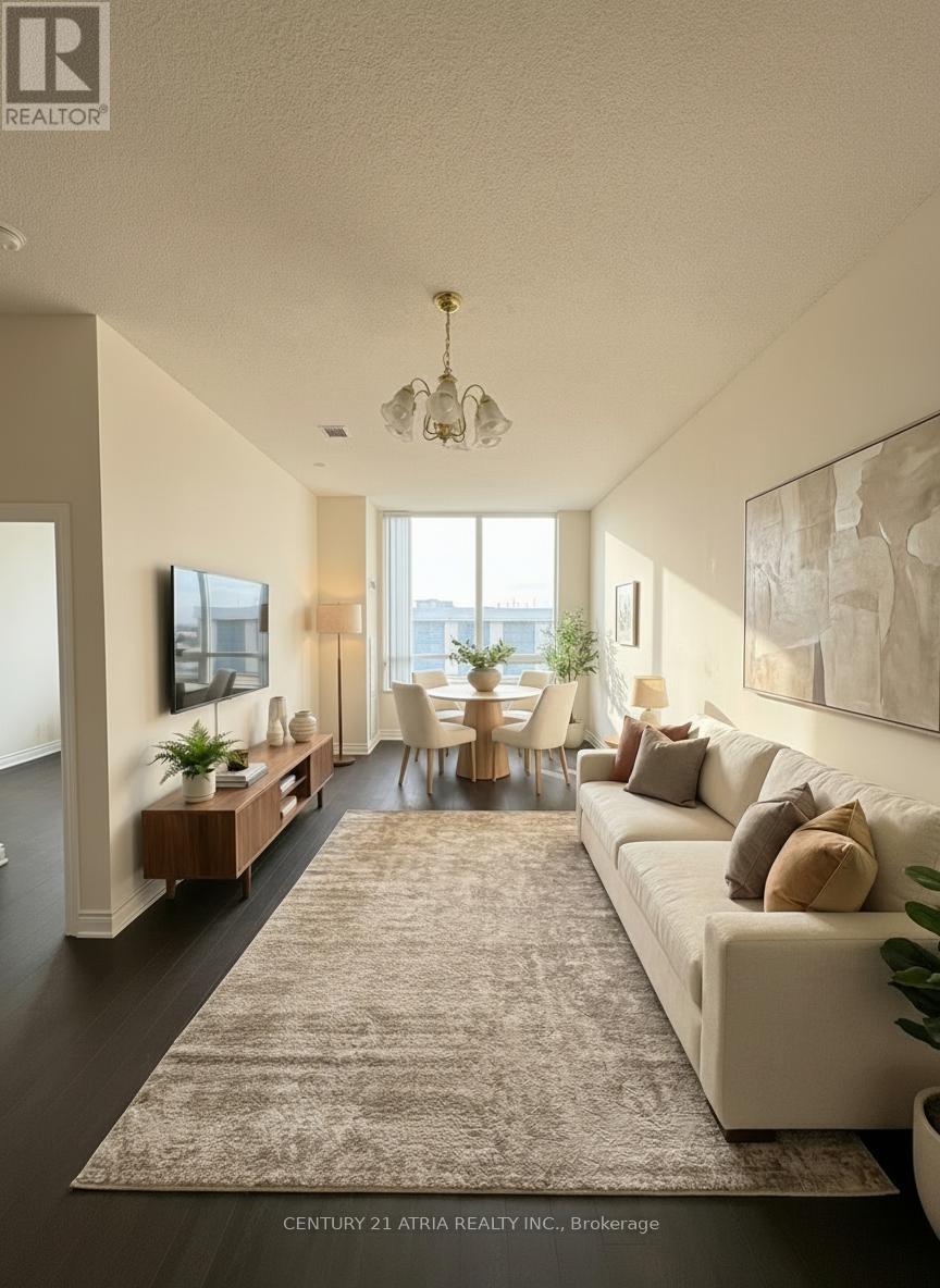 960 - 1 Sun Yat Sen Avenue, Markham, ON - Indoor Photo Showing Living Room