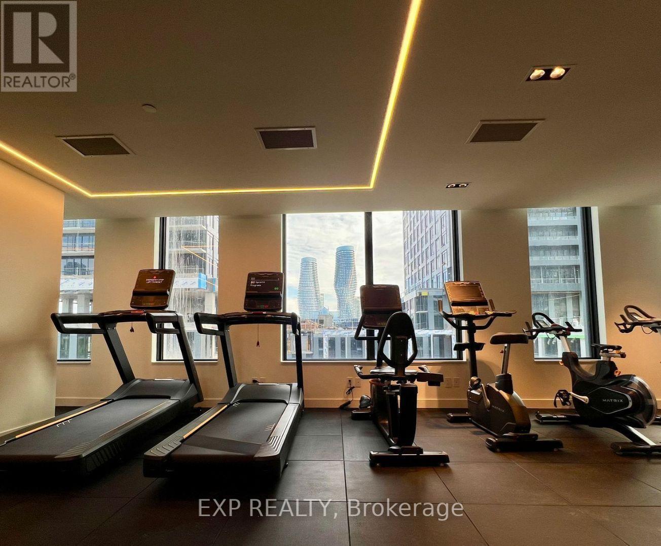 4407 - 4015 The Exchange Street, Mississauga, ON - Indoor Photo Showing Gym Room